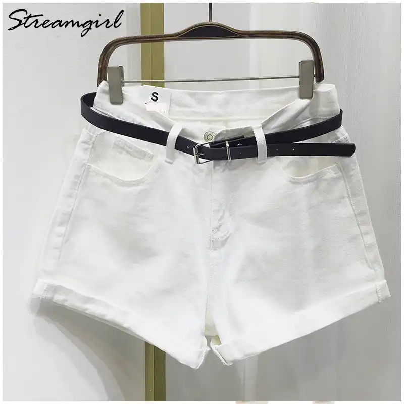 white vintage shorts