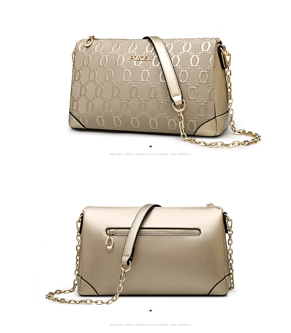couro de vaca de luxo mulheres crossbody