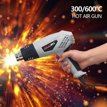 

HEAVY DUTY 2000W HOT AIR HEAT GUN WALL DECOR STRIPPER 2 HEAT SETTINGS 300