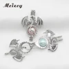 10pcs Silver Plated Flying Dragon Pearl Cage Diffuser Lockets Pendant for Aromatherapy Perfume Essential Oil Necklace Making 3
