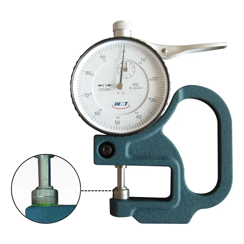 

BC02 Mechanical Thickness Meter Measuring Range 0-10mm for paper film