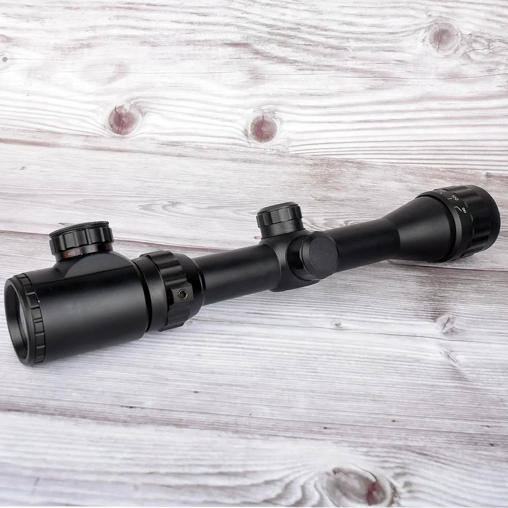 3-9x32 Тактический Rimfire Riflescope с крепежными кольцами для оружия спортивного снайперского использования охоты