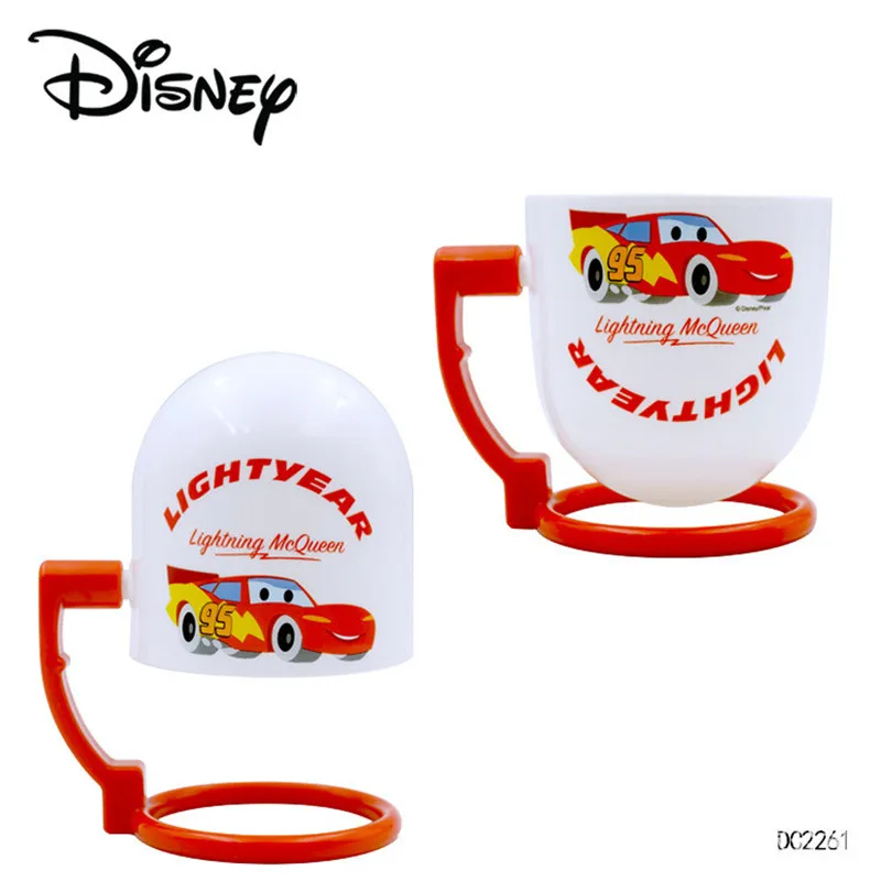 

Disney 280ml car rotating creative Resistance to falling cup princess with bracket feeding cup cute Convenience drinking bottle