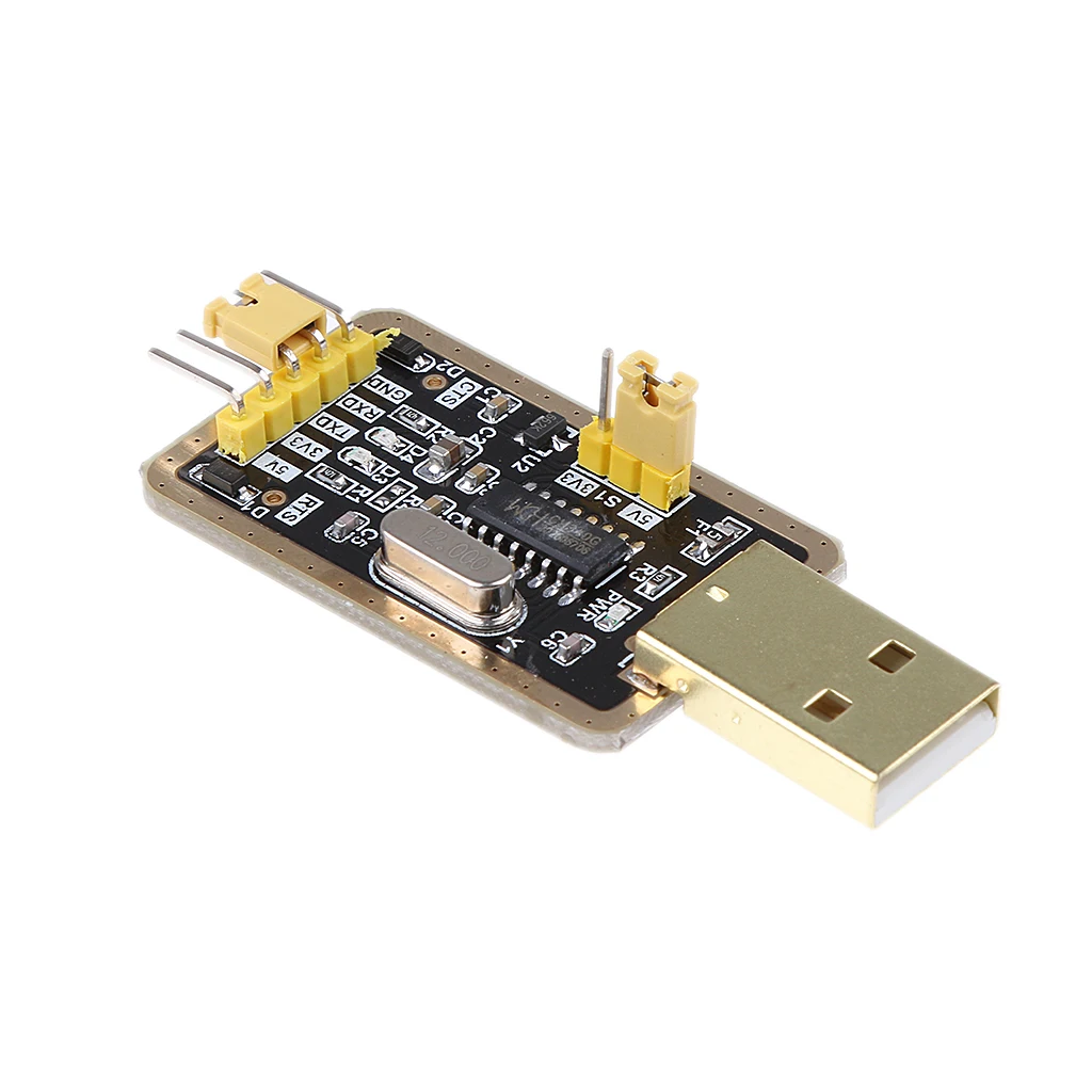 3.3V 5V USB to TTL Converter CH340G UART Serial Adapter Module Golden