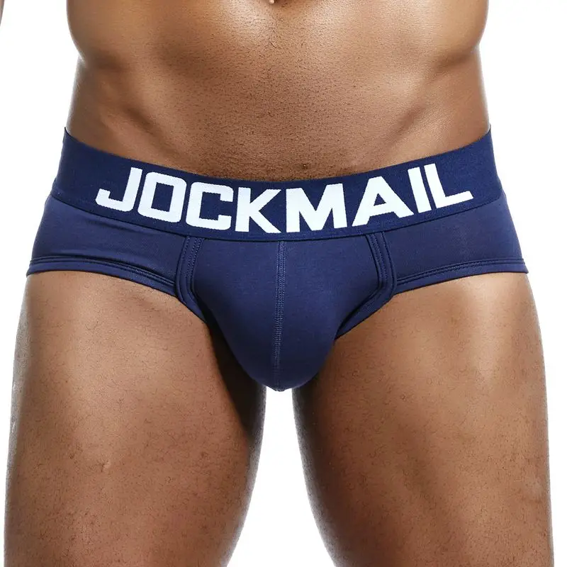 Трусы брифы JOCKMAIL мужские брендовое нижнее белье пикантные трусы танга мягкие