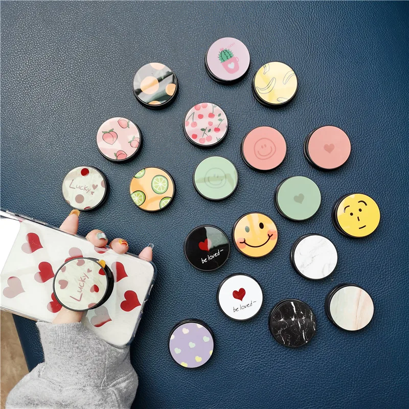 

Lovely Universal Socket Mobile Phone Stretch Bracket Folding Phone Holder Finger Stand Holder For iPhone Samsung Huawei Xiaomi