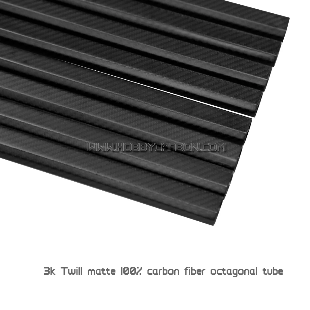 HOBBY CARBON оптовая цена 6 шт. 20x30x500 мм 100% углеродная восьмиугольная трубка для
