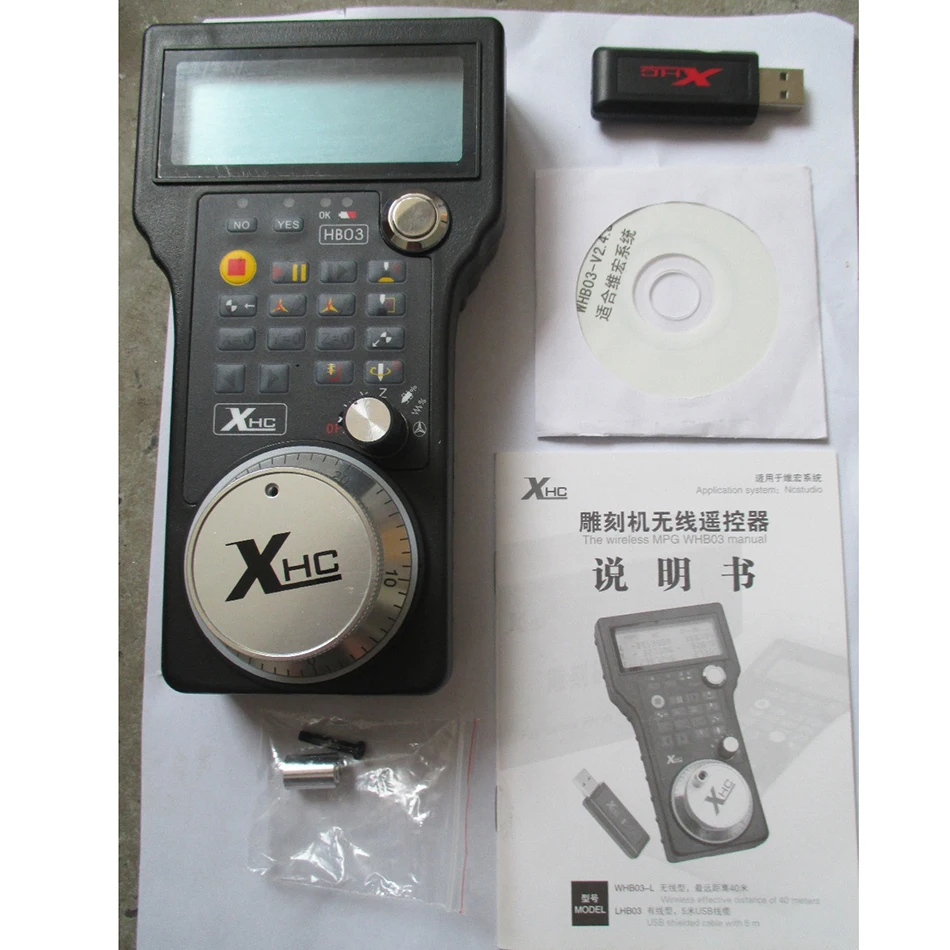 Free-shipping-Ncstudio-CNC-3-Axis-USB-Manual-Pulse-Generator-MPG-pendant-engraving-handwheel-HandWheel-03 (2)