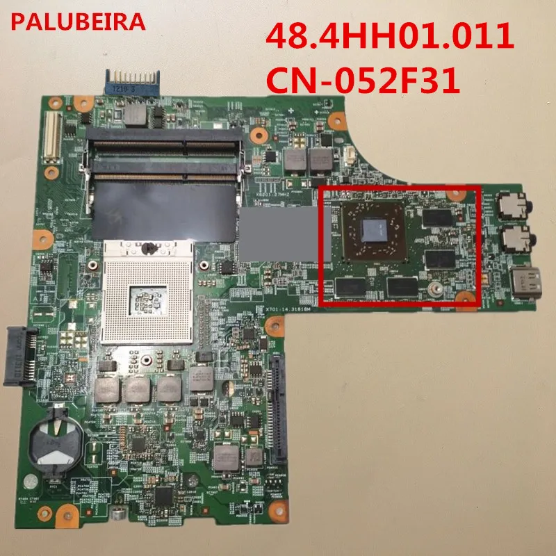 

PALUBEIRA FREE SHIPPING CN-052F31 052F31 48.4HH01.011 Main Board for DELL INSPIRON N5010 MOTHERBOARD DDR3 tested fully