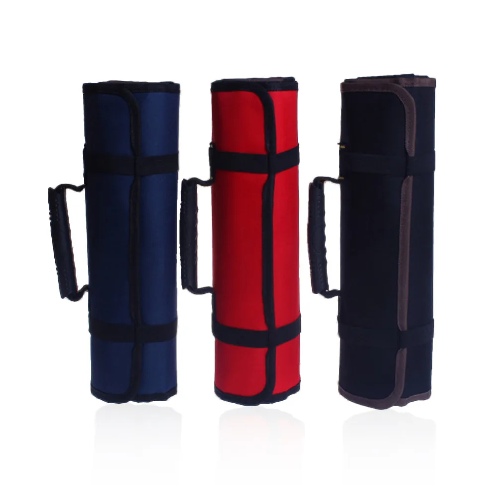 Utility Bag Multifunctional Oxford Canvas Chisel Roll Rolling Repairing Tool Practical with Carrying Handles 3 Colors|chisel roll|roll bag toolsbag