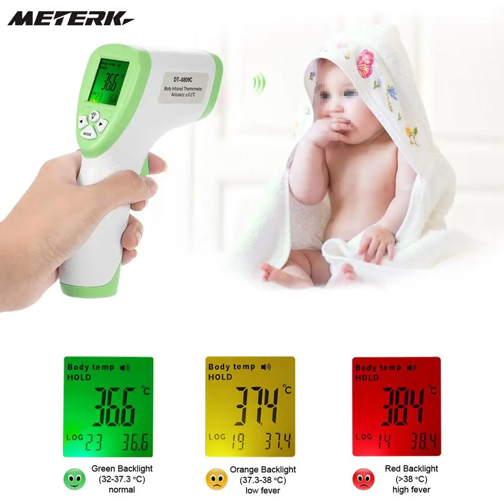 

Digital Infrared Thermometer Multi-Function Non-contact Forehead Termometre Gun Body Temperature Measurement