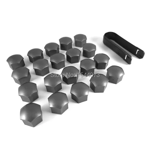 100 x for Audi A1 A3 A4 A5 A6 A7 A8 Q5 Q7 Wheel Lug Nut Center Cover