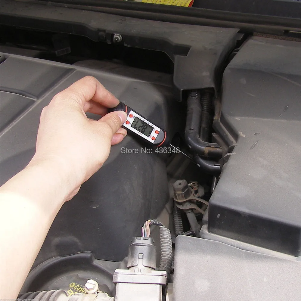 Car Air Conditioning Thermometer Water Coolant Tank Temperature Tester