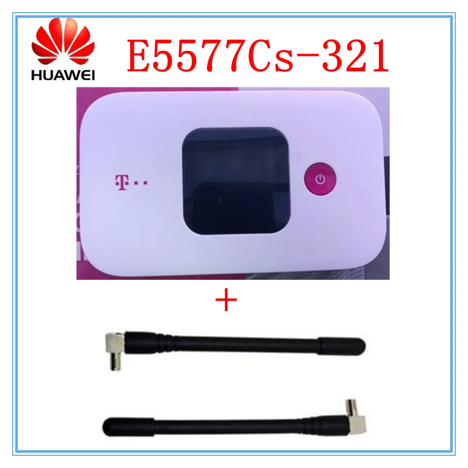 Разблокированный Huawei E5577 4G LTE E5577cs-321 (плюс пара антенн) Мобильная точка доступа
