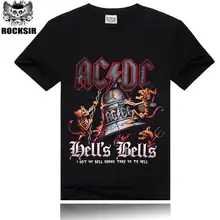 AC DC Dell Glocken schädel 3D druck t-shirt männer, marke mode t-shirt, casual männer tshirt, sommer stil kurzarm t-stücke, HA1-93