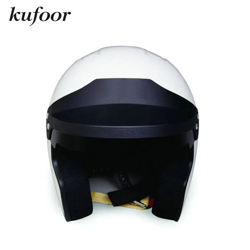 Snell SA2010 Standard Half face Glossy White Composite Auto Racing