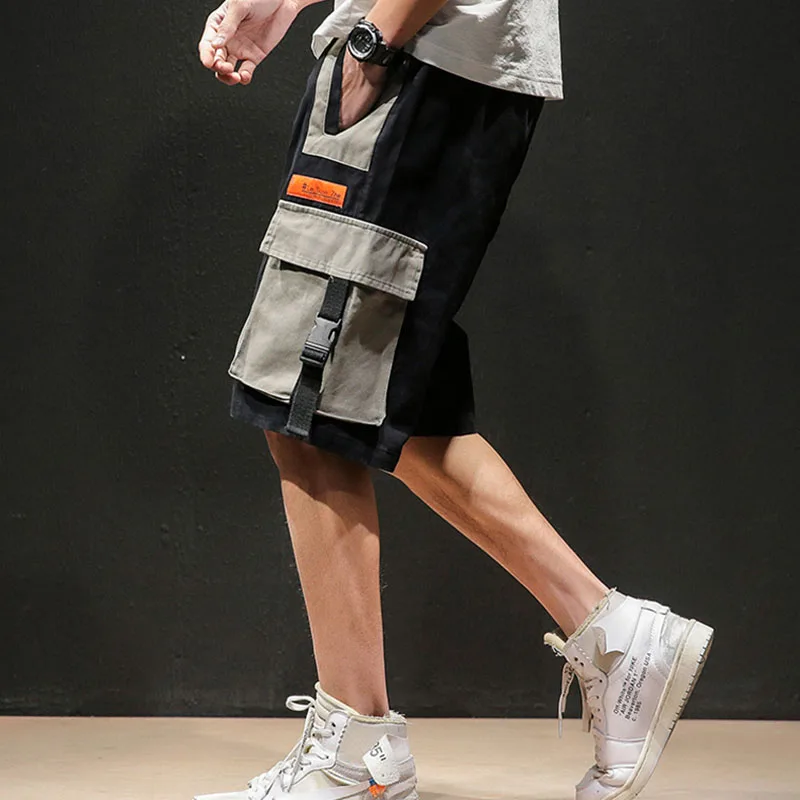 Reviews Men shorts safari style 2020 new summer cotton loose male casual shorts knee-length pocket Japanese style 4XL 5XL S05