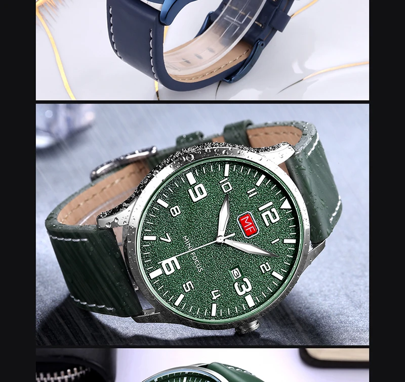 Men Watches 2019 MINIFOCUS Luxury Brand Quartz Men's Wrist Watch Waterproof Brown Leather Strap Fashion Male Wristwatch Men 2019 (11)