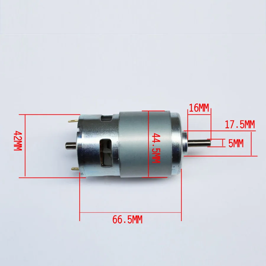 775 DC DC12V 24V мотора 3500 9000 об/мин шарикоподшипник с высоким крутящим моментом высокая