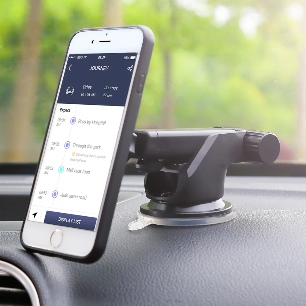 

ET Magnetic Car Phone Holder 360 Degree Dashboard Windshield Stand Rotary Phone Bracket Holder for iPhone X 8 7 Samsung S9