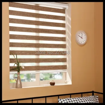 

FREE SHIPPING blackout zebra roller blinds canada and room darkening blinds for bedroom