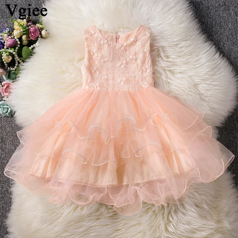 

Vgiee Kids Dresses for Girls Unicorn Dress Little Girls Clothing Party Holiday Belle Dress 2019 Summer 2T to 6T Clothes CC135