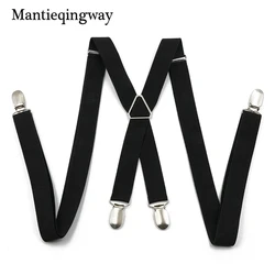 Mantieqingway Black Suspenders for Men Skinny Brace Business Trousers Pants Strap for Wedding Suspenders Braces Belt Strap Mantieqingway Black Suspenders for Men Skinny Brace Business Trousers Pants Strap for Wedding Suspenders Braces Belt Strap