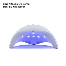 Новое поступление Enke Mini-5S портативный 36 Вт УФ лампа Сушилка для ногтей 12 светодиодов модный гель для ногтей отверждения 30 S/60 S/99 S Настройка таймера