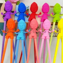 1000 пар/лот Для детей интеллектуальные обучение Палочки китайские ребенок учится Палочки китайские раннее образование Посуда