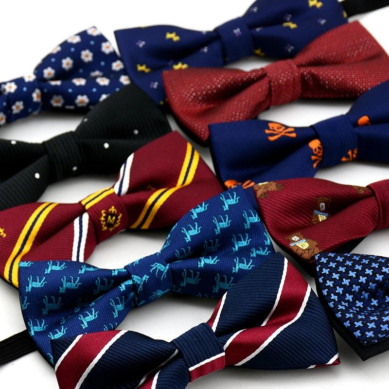 

1pc/lot New Boys Girls School Fashion Bow tie For Kids Bowtie Cravat Adjustable Butterfly Bow ties Brand Gravata Pattern Bowknot