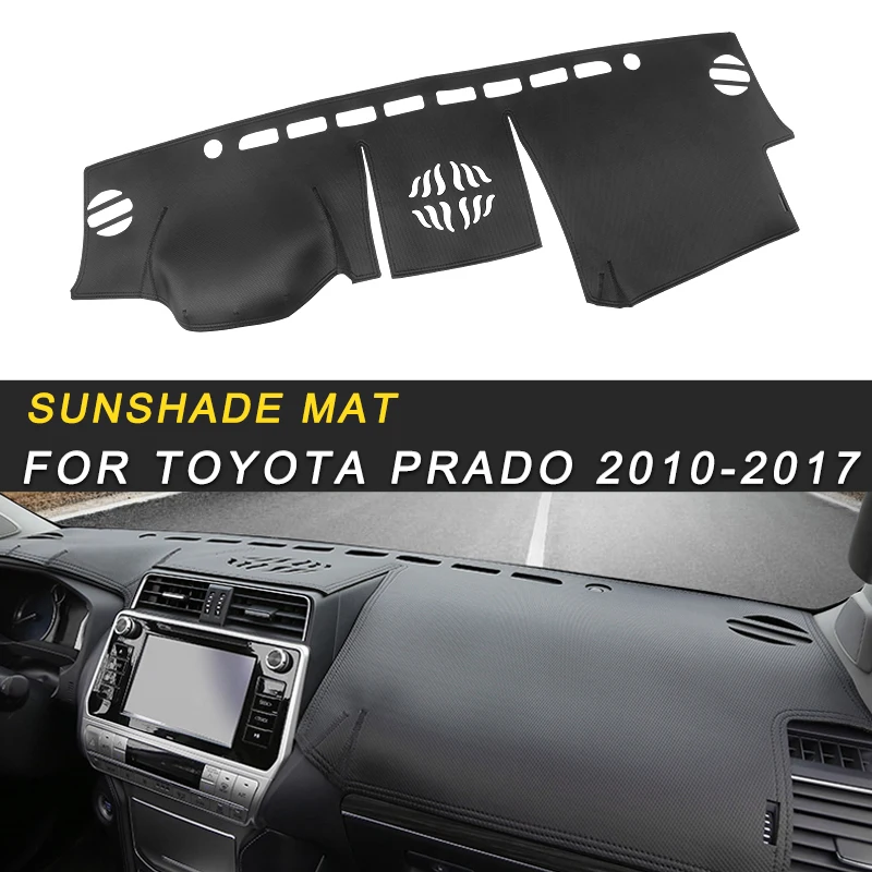 

For Toyota Prado 2010-2018 Car Styling Dashboard Cover Sunshade Mat Pad Cushion Cover Interior Accessories