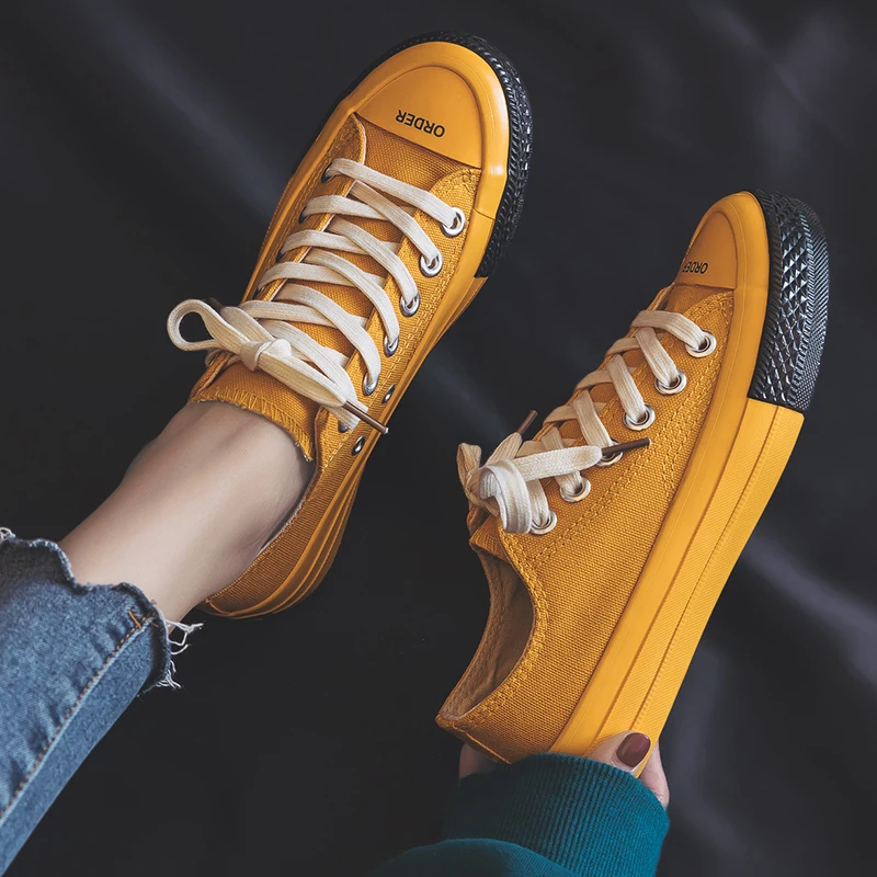 

Canvas Fashion Shoes Woman 2019 Spring New Fashion Candy Color Women Casual Shoes Flats Canvas Women Casual Solid Shoes Sneakers