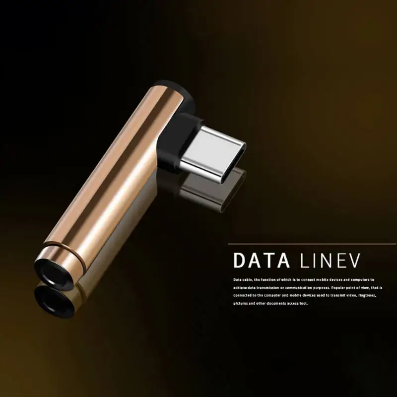 

EDAL Typec to 3.5mm jack Audio Adapter Headphone Adapter Type-C AUX Audio Splitter for xiaomi 6 Letv 2.2 pro max 2 pro 3