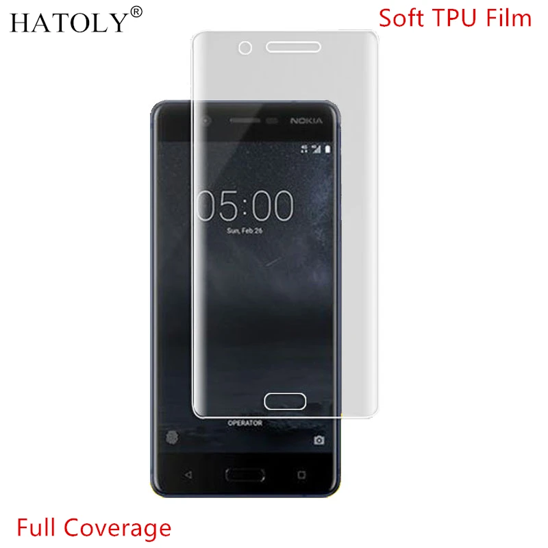 

Soft TPU Nano Film Foil for Nokia 5 Screen Protector for Nokia 5 TA-1005 TA-1030 Full Coverage Film Not Tempered Glass HATOLY