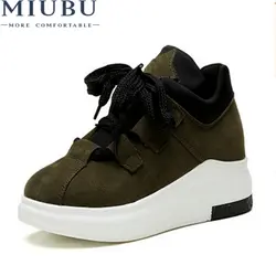 MIUBU бренд демисезонный платформа спортивная обувь для женщин комфортный дышащий Повседневный 2019 tenis feminino