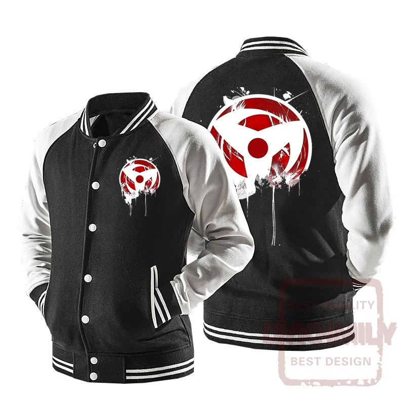 

Dykhmily Naruto Jacket Baseball Men Sasuke Uchiha Winter Jackets Hooded Windbreaker 2017 New Deisgn Baseball Hooded Plus Size