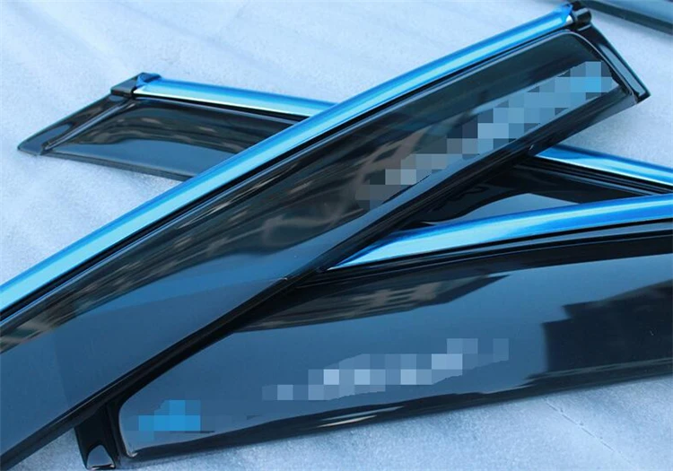 For FORD Focus Plastic Window Visor Vent Shades Sun Rain Deflector Guard For FORD Focus Auto Accessories 4PCS/SET 202