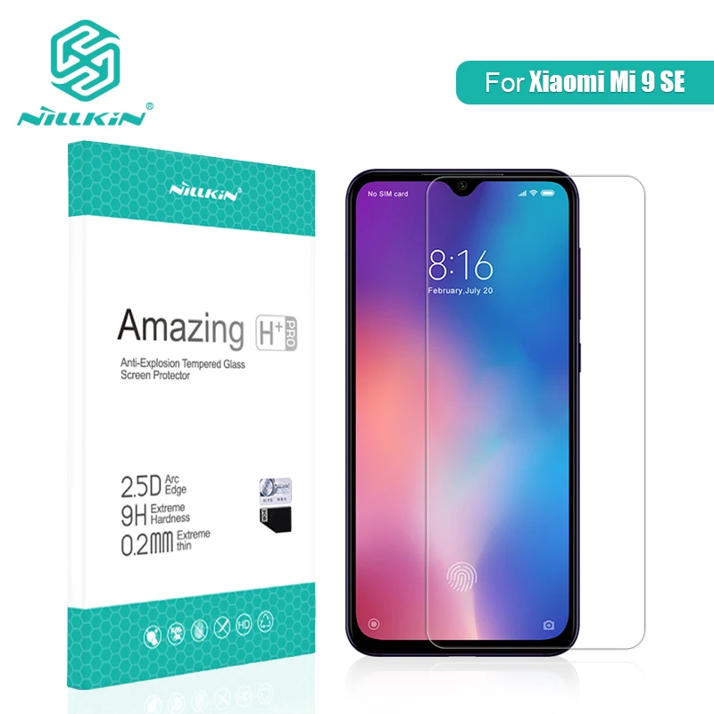 For Xiaomi Mi 9 SE Glass Screen Protector 5.97'' NILLKIN Amazing H/H+PRO Tempered Glass Protector For Xiaomi Mi 8 SE Glass 5.88