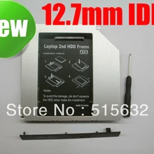 IDE для SATA жесткого диска Caddy для оптического CD отсека адаптер 12,7 мм Универсальный 2-ой HDD Caddy ноутбуки