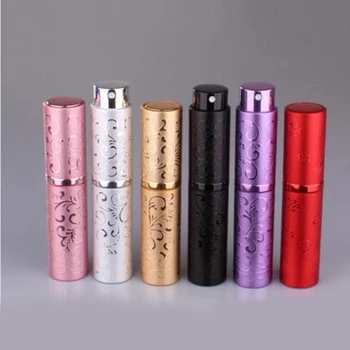 

Mayitr 6 Colors Portable Refillable Perfume Atomizer 10ml Mini Travel Empty Spray Bottle Refillable Perfume Atomizer