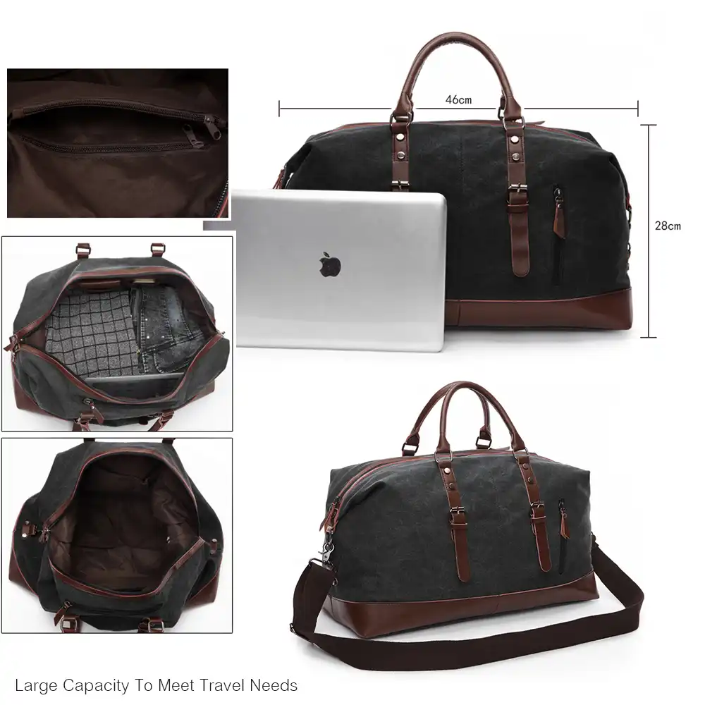 Markroyal Mens Duffel Canvas Bags Overnight Travel Large Capacity Luggage Wild Bag Leisure Handbags Cut Proof Shoulder Markroyal Mens Duffel Canvas Bags Overnight Travel Large Capacity Luggage Wild Bag Leisure Handbags Cut Proof Shoulder