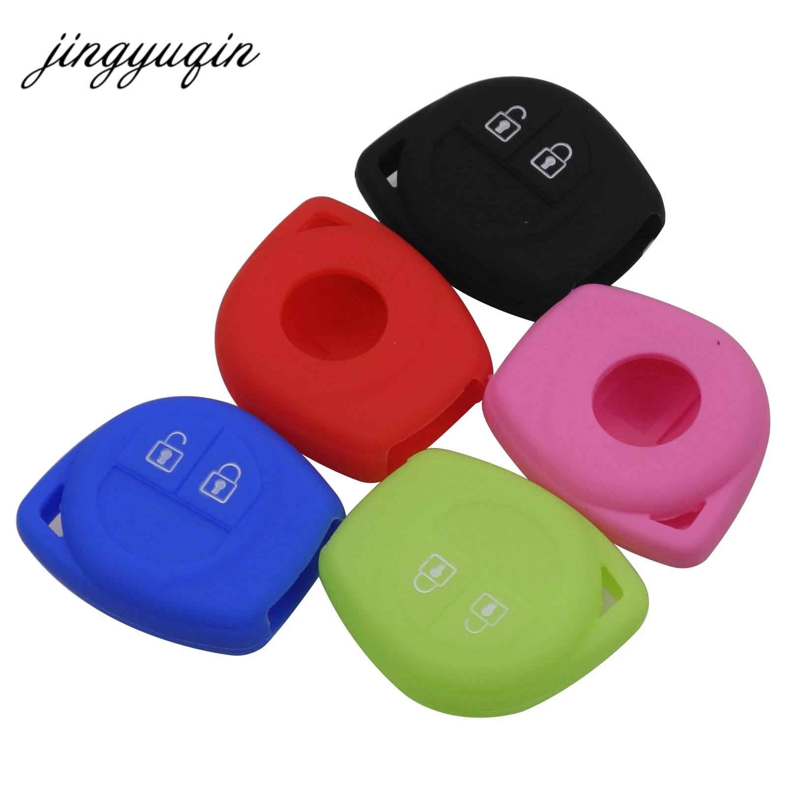 jingyuqin 30pcs/lot Silicone 2 Button Remote Key Case Fob Protect Cover For Suzuki SX4 Swift Vitara | Автомобили и мотоциклы