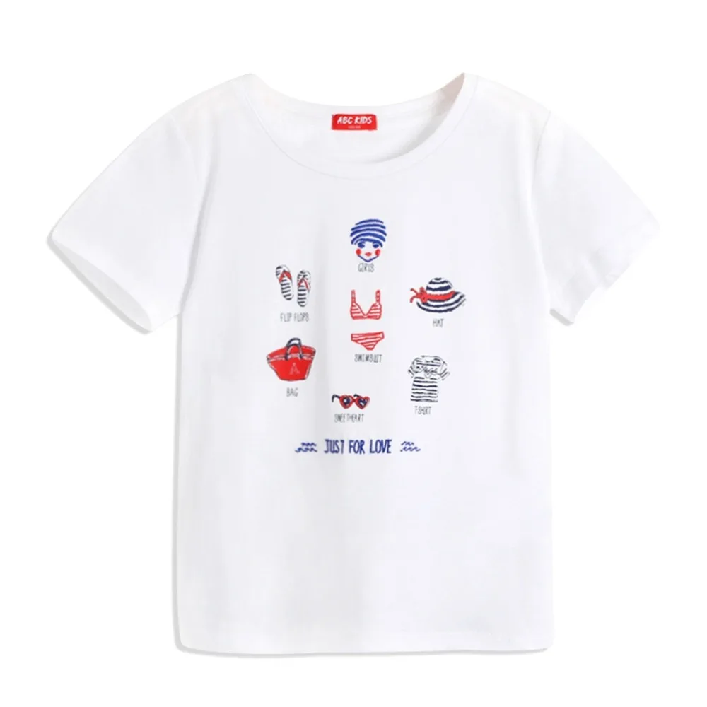 

ABCKIDS Children Toddler Kids Baby Girl Short Sleeve Funny T-Shirt Tops Cotton Summer Tee