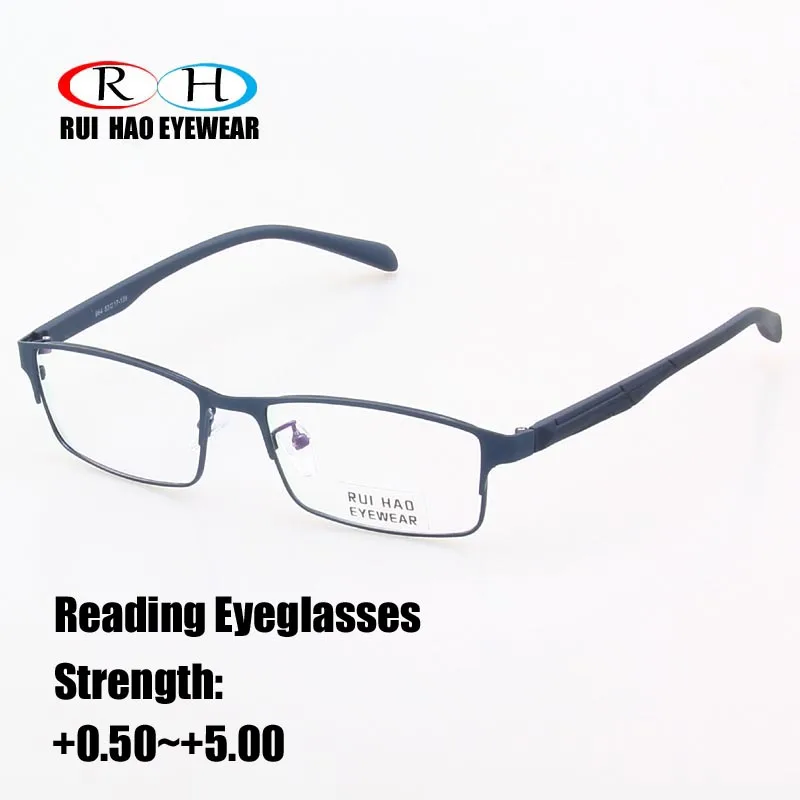 

High Clear Reading Eyeglasses Presbyopic Glasses Alloy Rectangle Spectacles Resin Lens HMC Coating Customize Eyeglasses Eyewear