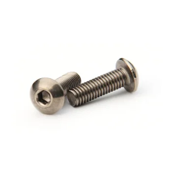 

M2 M2.5 M3 M4 pure titanium round head screw hex socket screws 3mm~45mm length