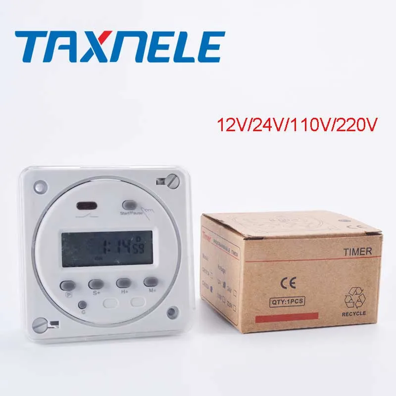 

CN102A Programmable LCD Digital Display Timer Switch,Electronic Switch Weekly Programmable Digital Switch Relay Timer Controller