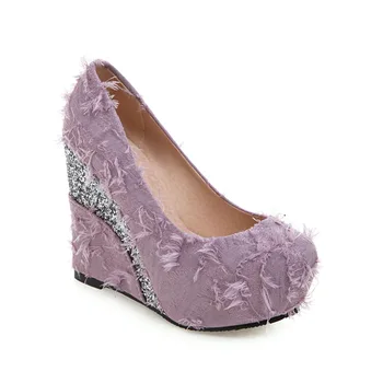 

The wind new age season high with waterproof table 33-2019 shallow mouth size 43 yards single woman shoes