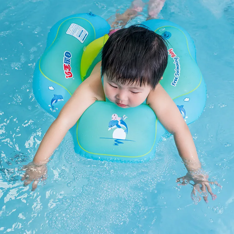 Baby Toddler Inflatable Body Swimming Accessories Pool Float Ring Kids Armpit Float Ring Circle Bathing Double Raft Rings Toy