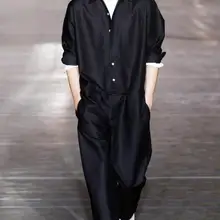 M-6XL, хит, Весенняя Мужская Новая мода, большой размер, индивидуальная цельная одежда, оснастка, веревка, откачивающая, свободная повседневная куртка