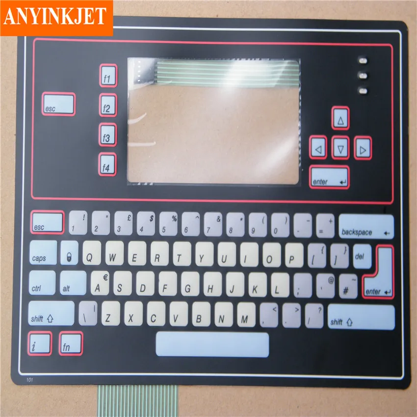 Visor de Teclado para Impressora Willett 430 460 43s 46p Cor Preta - Imagem 4